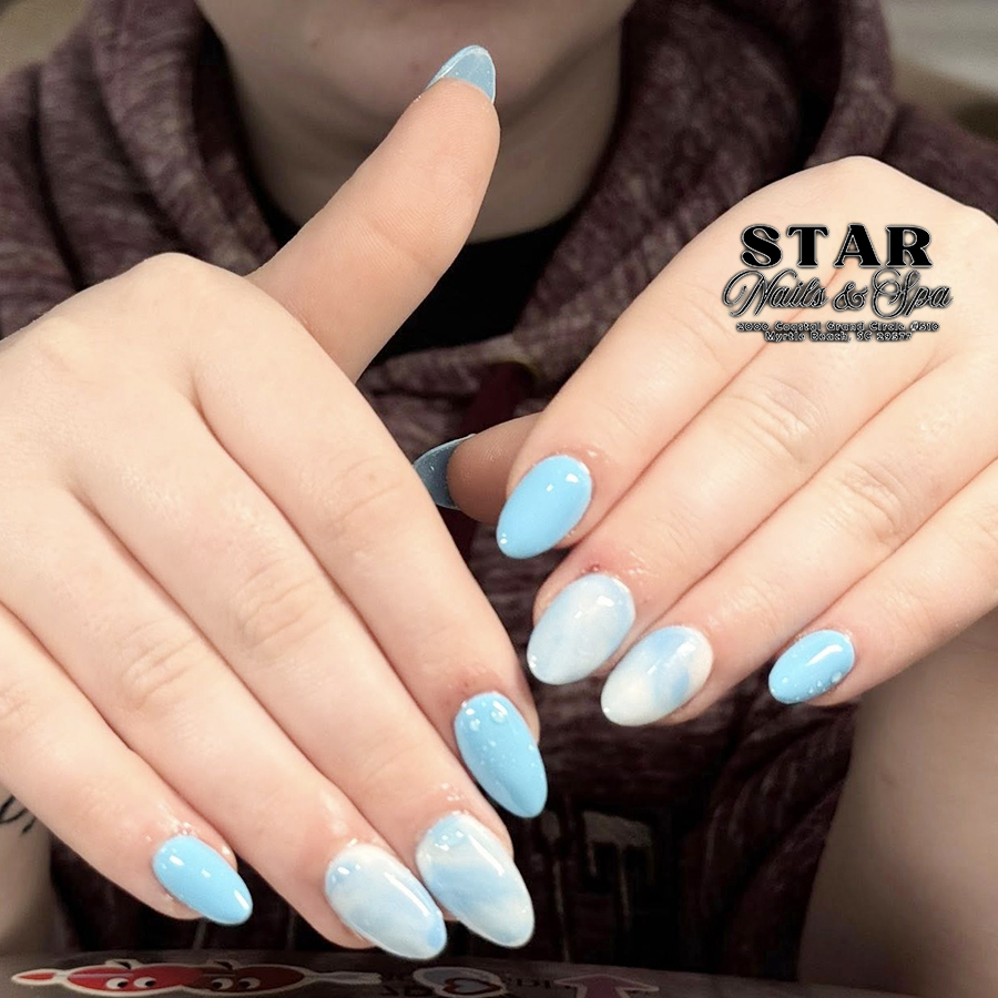 Star Nails & Spa nail work in Myrtle Beach, South Carolina
